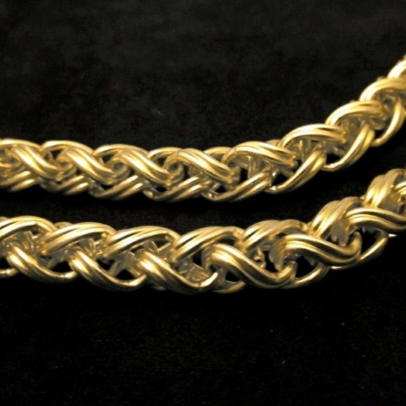 Vintage Runway Gold Double Rope Adjustable Chain Belt